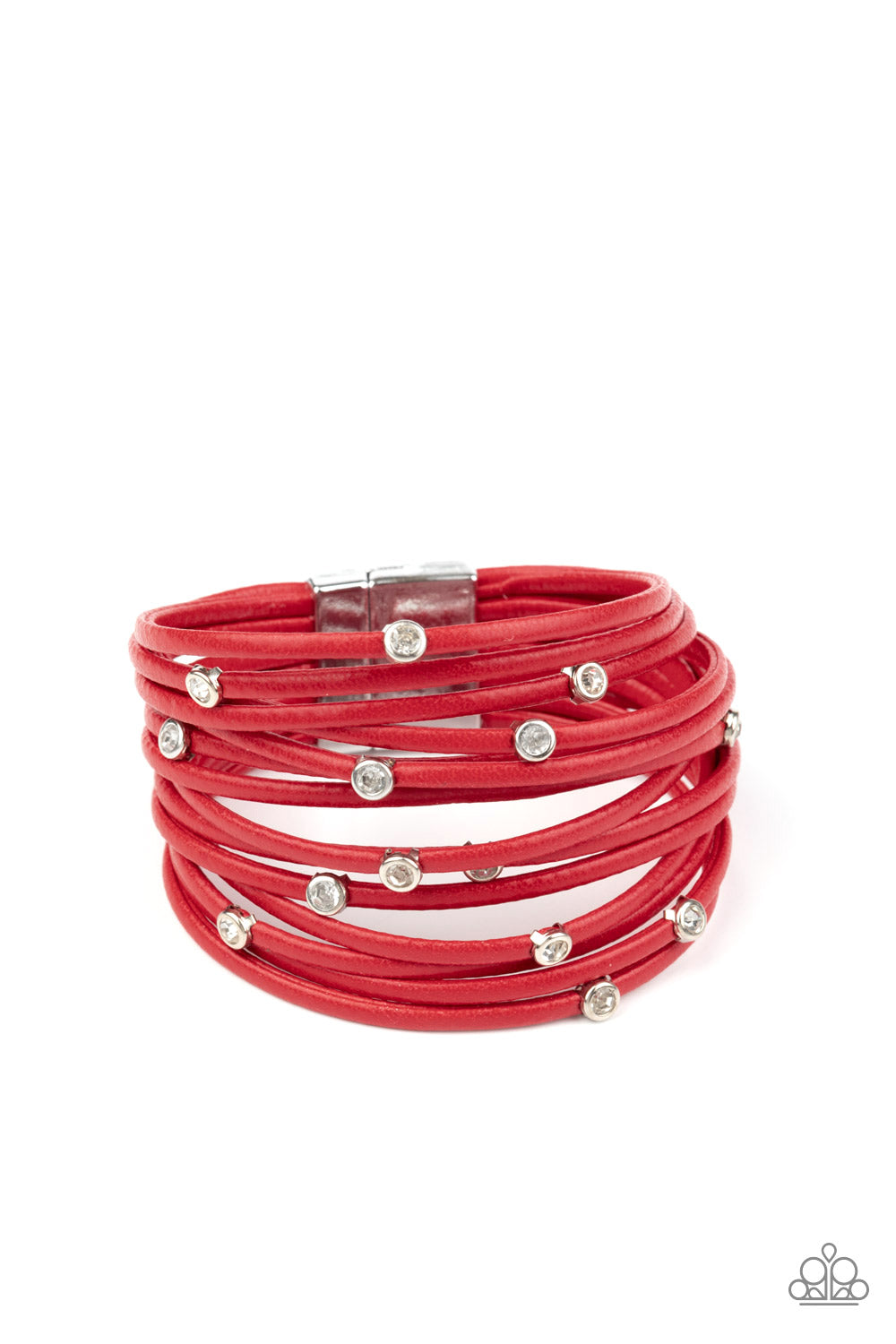 Fearlessly Layered - Red bracelet 1838
