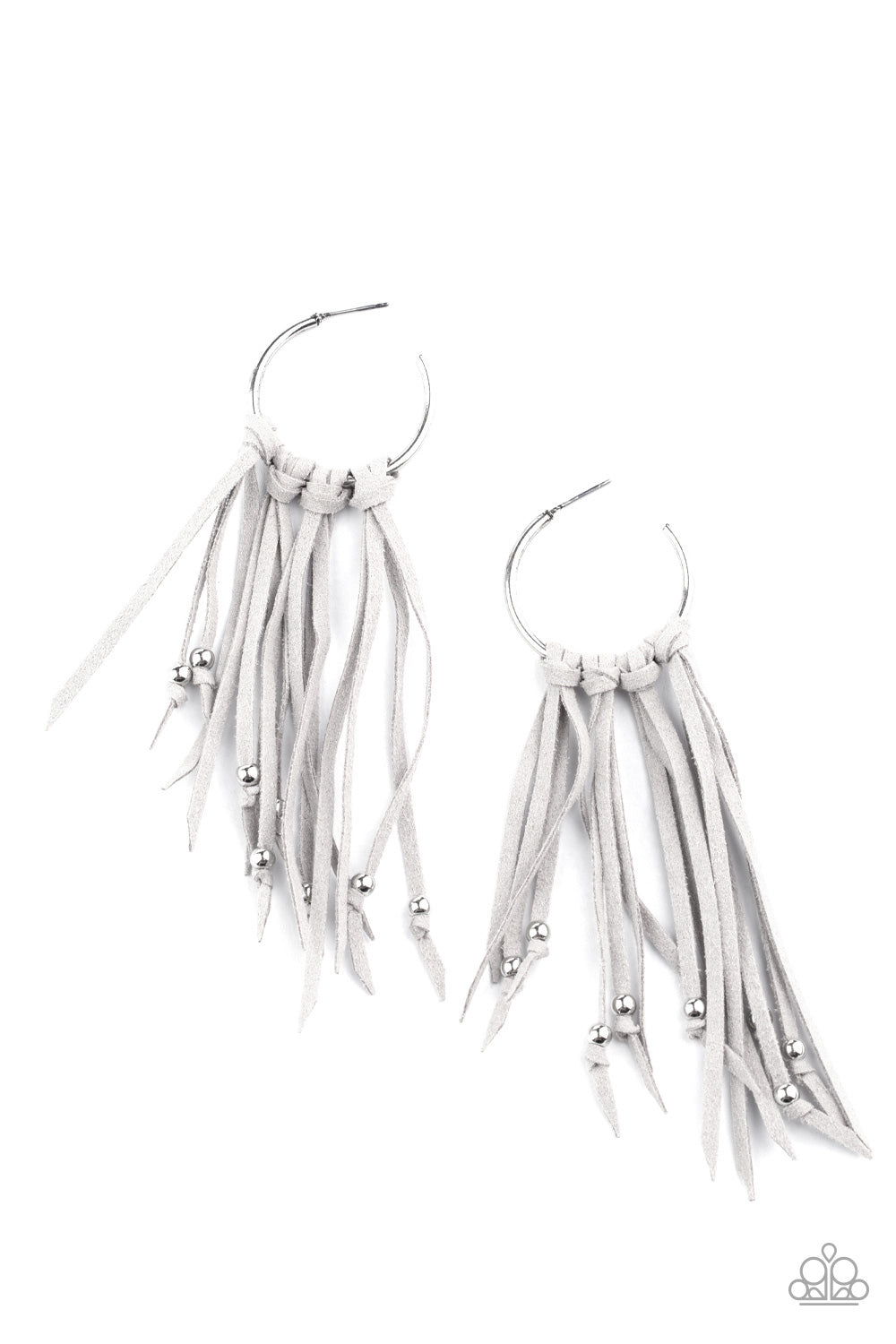 No Place Like HOMESPUN - Silver hoop earring 1953