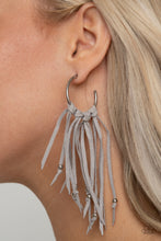 Load image into Gallery viewer, No Place Like HOMESPUN - Silver hoop earring 1953
