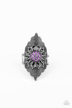 Load image into Gallery viewer, Wildly Wallflower - Purple ring B061
