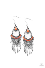 Load image into Gallery viewer, Trailblazer Beam - Orange earring F042
