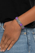 Load image into Gallery viewer, Trendy Tease - Purple bracelet 818
