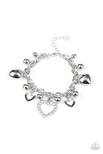 Load image into Gallery viewer, Beautifully Big-Hearted - White bracelet 1759
