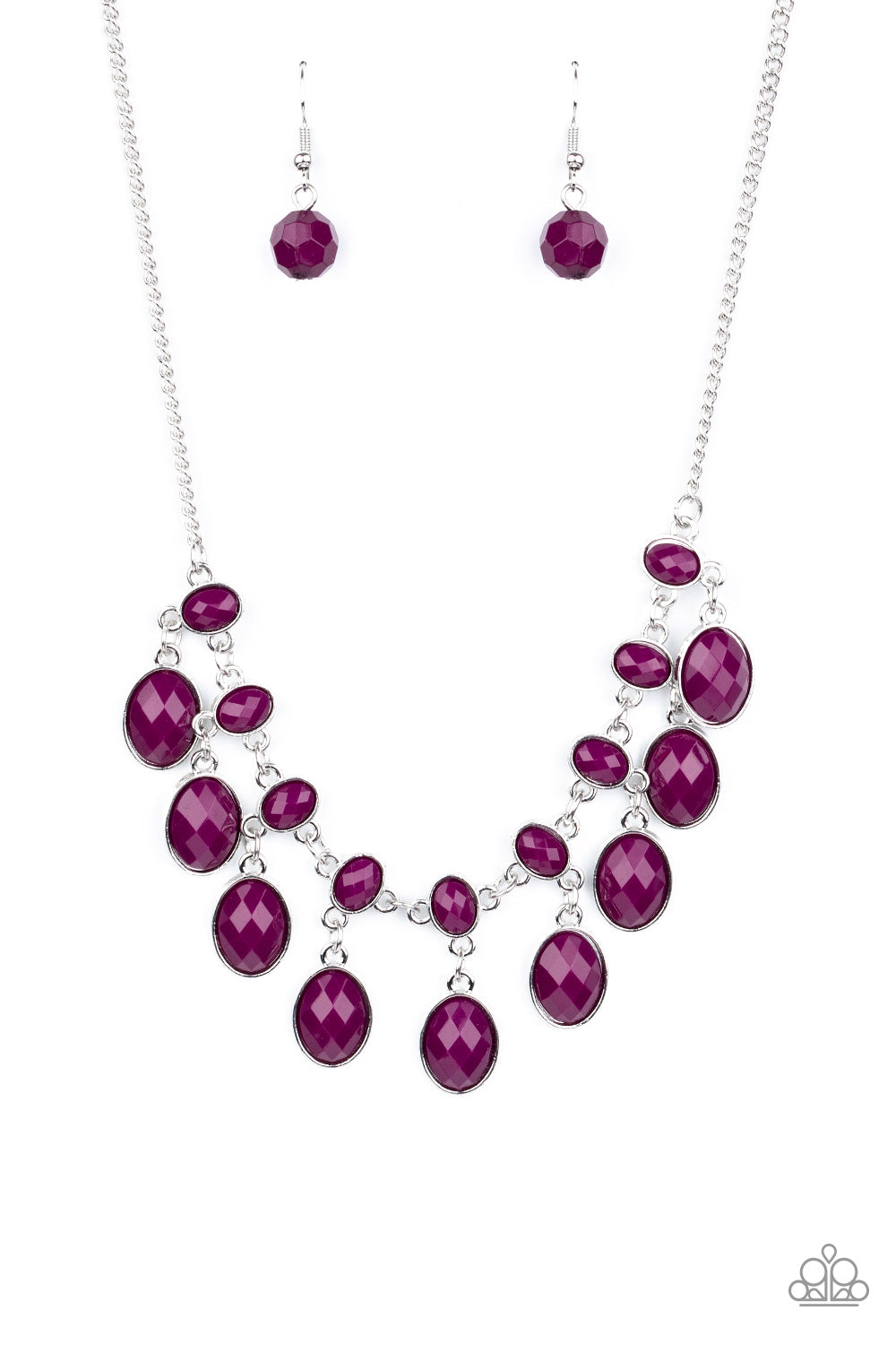 Lady of the POWERHOUSE - Purple necklace 1817