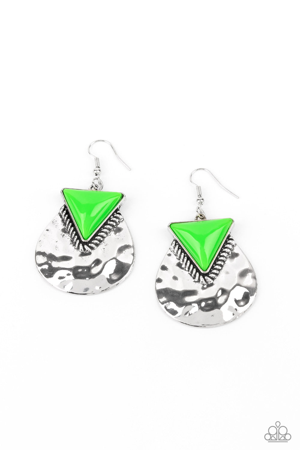 Road Trip Treasure - Green earring 577