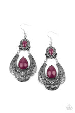 Load image into Gallery viewer, Rise and Roam - Purple earring 1696
