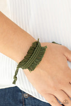 Load image into Gallery viewer, Make Yourself at HOMESPUN - Green bracelet F101
