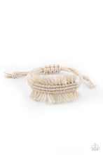 Load image into Gallery viewer, Make Yourself at HOMESPUN - White bracelet 1854
