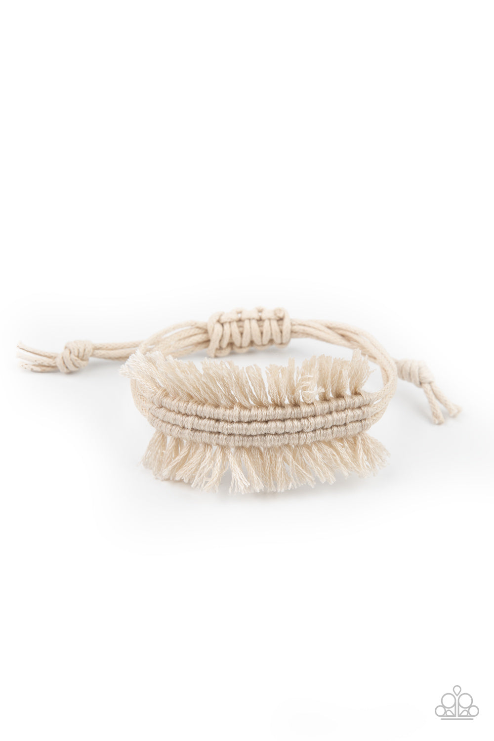 Make Yourself at HOMESPUN - White bracelet 1854