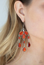 Load image into Gallery viewer, Clear The HEIR - Orange earring 513
