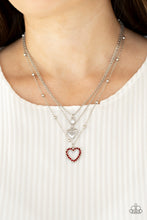 Load image into Gallery viewer, Never Miss a Beat - Red necklace 1956
