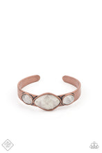Load image into Gallery viewer, Next Stop, Olympus! - Copper cuff bracelet F056
