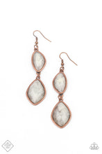 Load image into Gallery viewer, The Oracle Has Spoken - Copper earring F056
