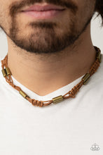 Load image into Gallery viewer, Offshore Drifter - Brown urban necklace 658
