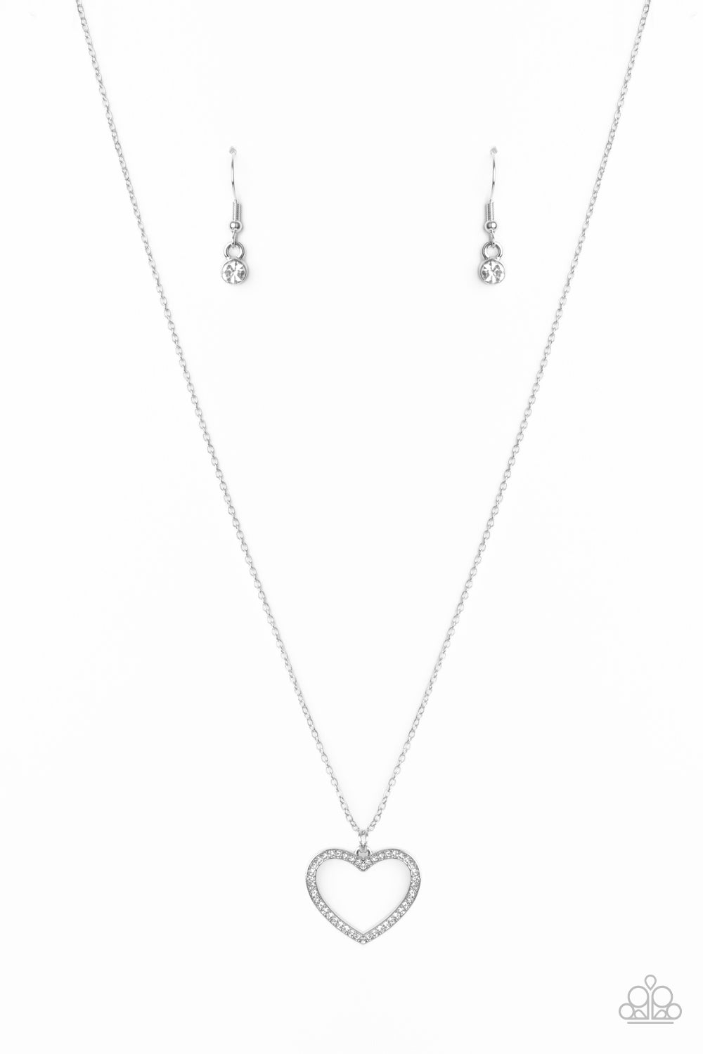 GLOW by Heart - White necklace 1927
