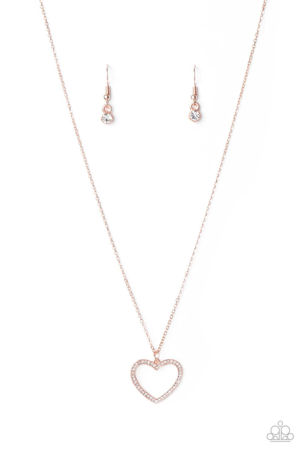 GLOW by Heart - Rose Gold necklace 1950