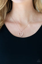 Load image into Gallery viewer, GLOW by Heart - Rose Gold necklace 1950
