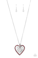 Load image into Gallery viewer, Bless Your Heart - Red necklace 1832
