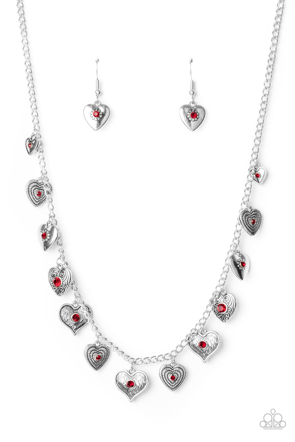 Lovely Lockets - Red necklace 1905