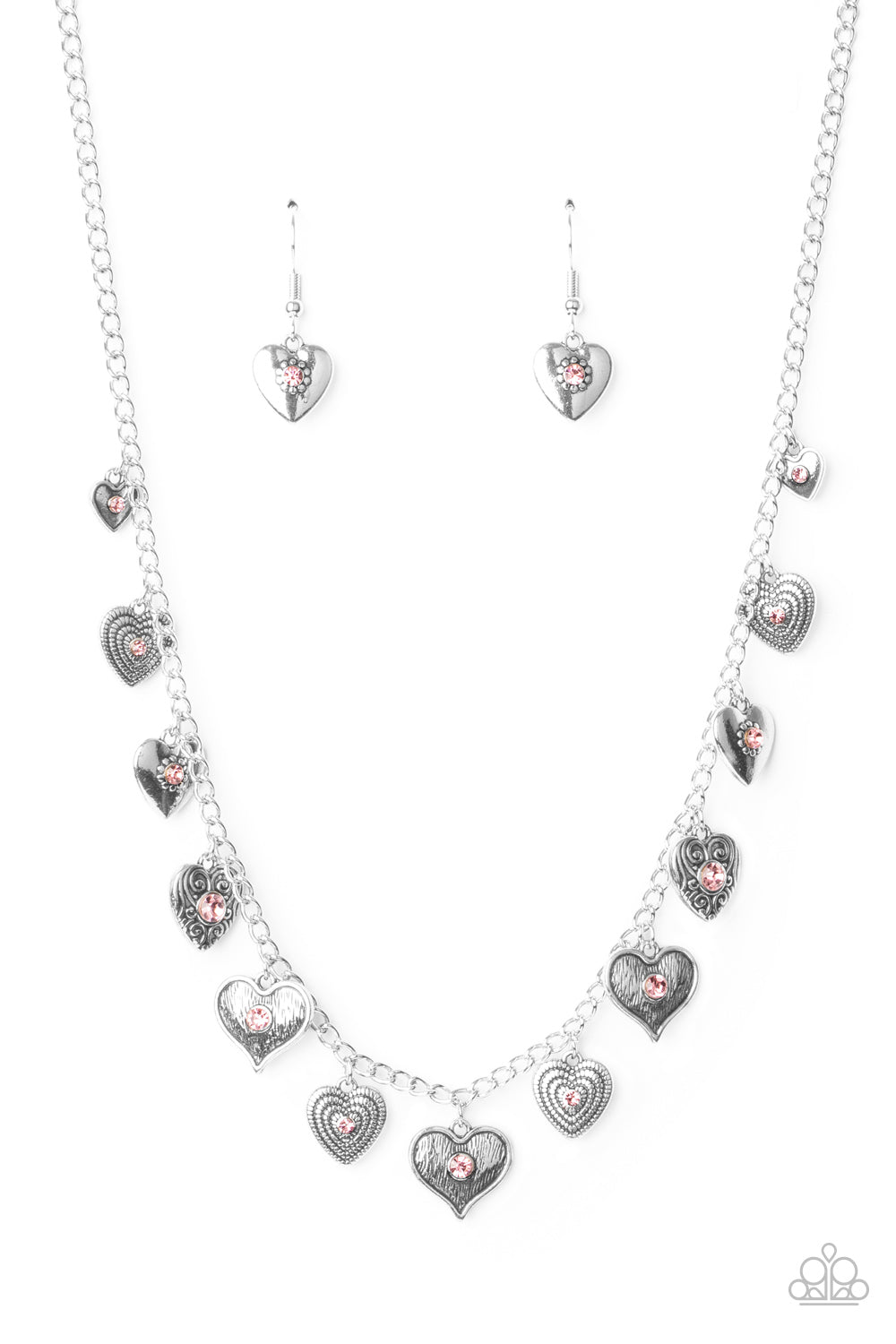 Lovely Lockets - Pink necklace 1877