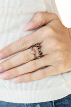 Load image into Gallery viewer, Heartstring Harmony - Copper ring 1890
