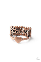 Load image into Gallery viewer, Heartstring Harmony - Copper ring 1890
