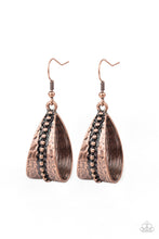 Load image into Gallery viewer, STIRRUP Some Trouble - Copper earring 1859
