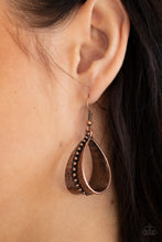 Load image into Gallery viewer, STIRRUP Some Trouble - Copper earring 1859
