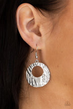 Load image into Gallery viewer, Warped Perceptions - Silver earring F055
