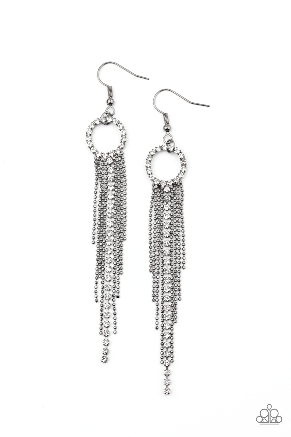 Pass The Glitter - Black earring 2050