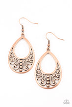 Load image into Gallery viewer, Stylish Serpentine - Copper earring 1748
