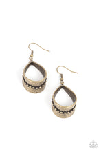 Load image into Gallery viewer, STIRRUP Some Trouble - Brass earring 1963

