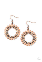 Load image into Gallery viewer, Radiating Radiance - Copper earring 579
