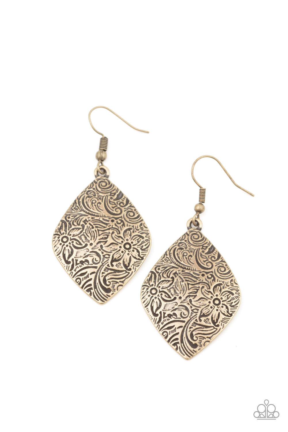 Flauntable Florals - Brass earring 1911