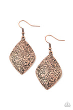 Load image into Gallery viewer, Flauntable Florals - Copper earring 1836
