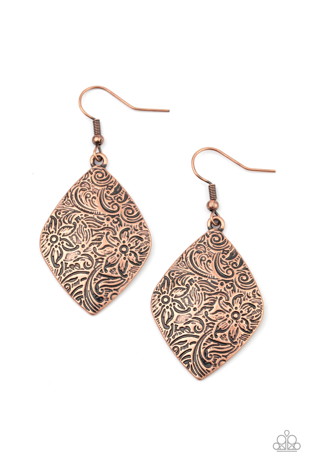 Flauntable Florals - Copper earring 1836