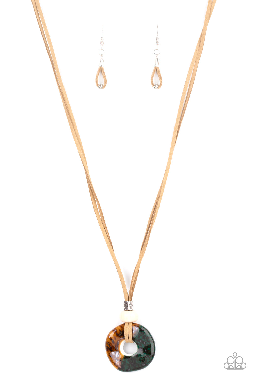 Primal Paradise - Brown urban necklace C002