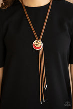 Load image into Gallery viewer, I&#39;m FELINE Good - Red necklace A036
