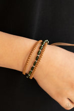 Load image into Gallery viewer, Refreshingly Rural - Green bracelet 2075
