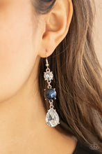 Load image into Gallery viewer, Unpredictable Shimmer - Blue earring 1971
