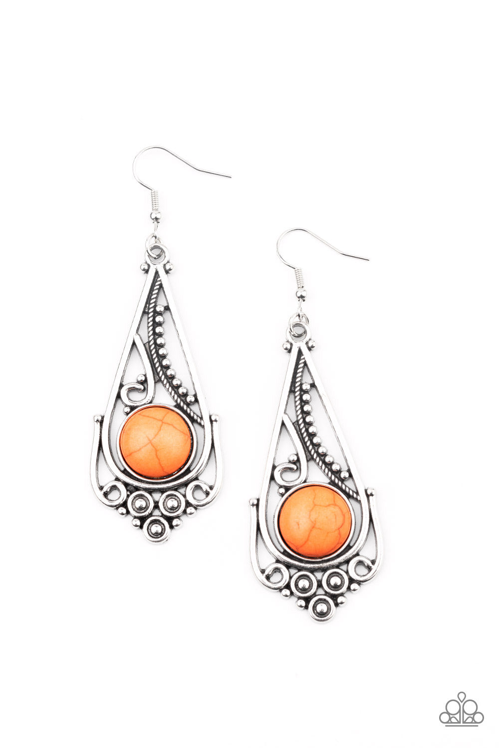 Canyon Climate - Orange earring 2115