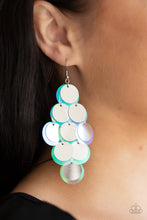 Load image into Gallery viewer, Sequin Seeker - Silver earring 2029
