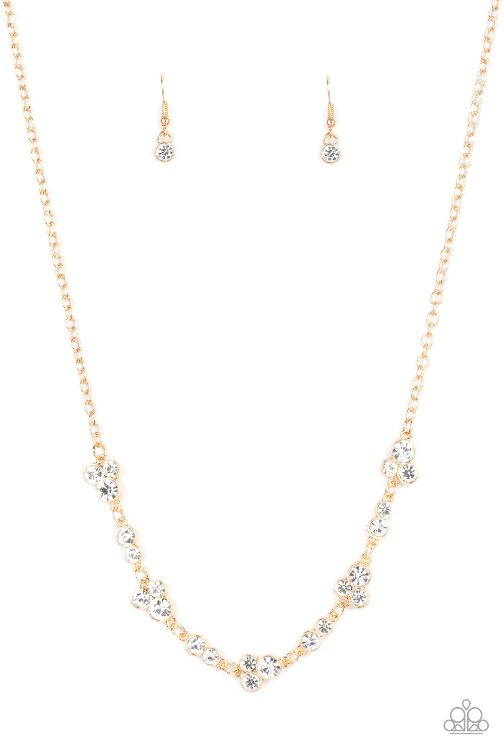 Gorgeously Glistening - Gold necklace 2038