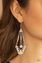 Load image into Gallery viewer, High-Ranking Radiance - White earring 702
