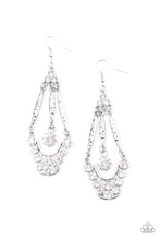 Load image into Gallery viewer, High-Ranking Radiance - White earring 702

