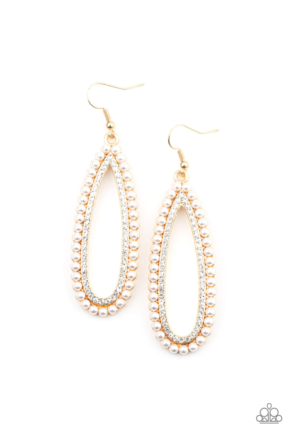 Glamorously Glowing - Gold earring 2054