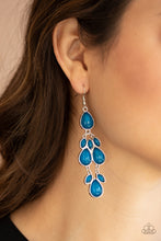 Load image into Gallery viewer, Superstar Social - Blue earring 547
