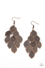 Load image into Gallery viewer, Loud and Leafy - Copper earring 2148
