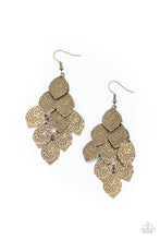 Load image into Gallery viewer, Loud and Leafy - Brass earring 2135
