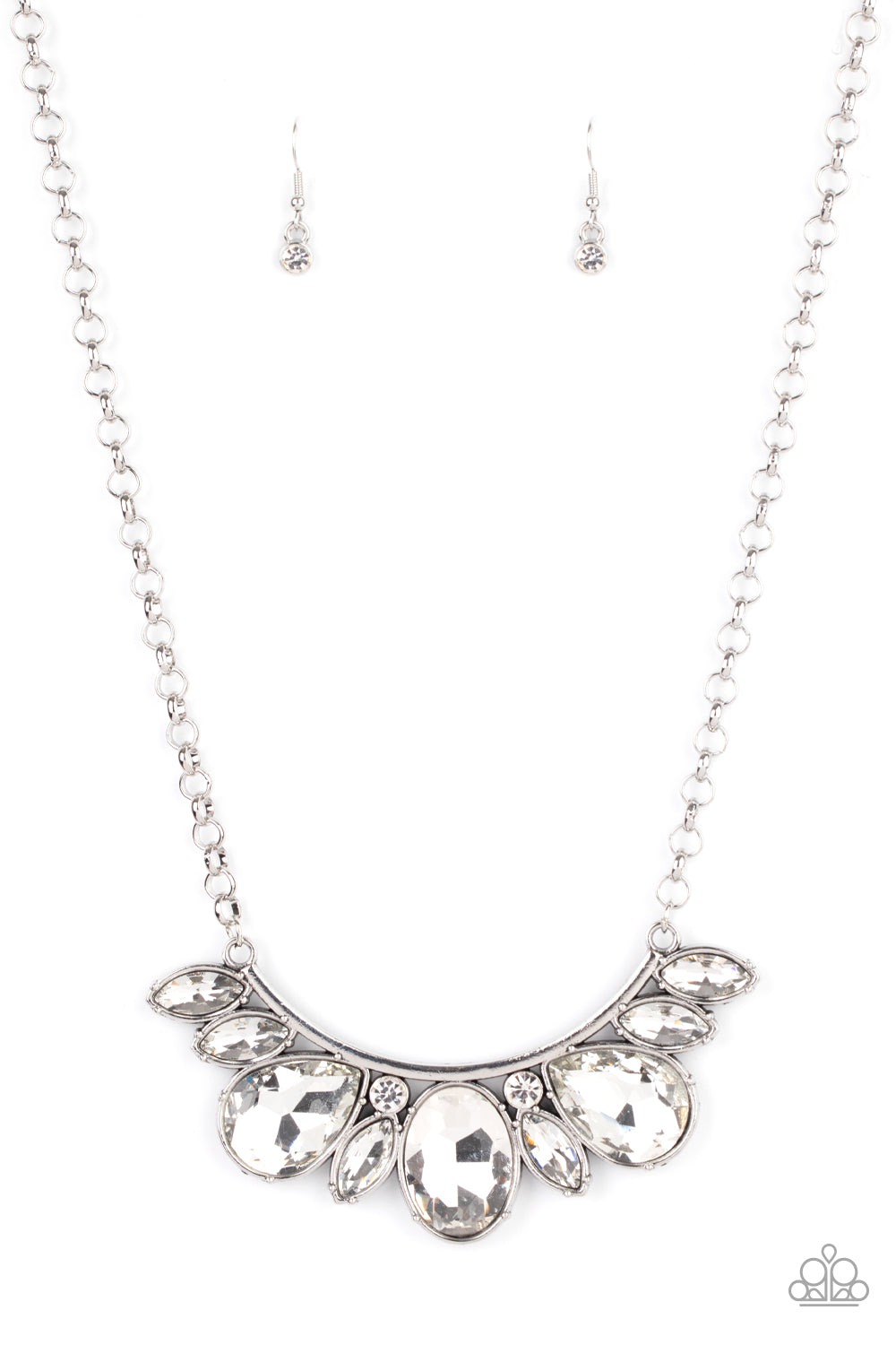 Never SLAY Never - White necklace A065
